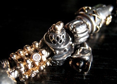 pandora silver wedding cake bead